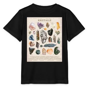 Tafel der Kristalle - Stanley/Stella Kinder T-Shirt MINI CREATOR  - Schwarz - Vorne - Mikhail (115cm)