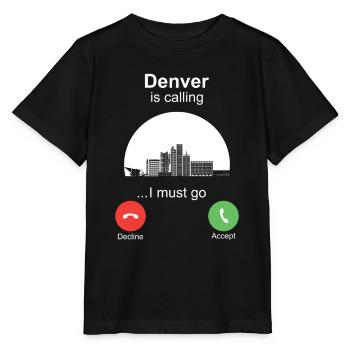 Denver appelle - T-shirt bio MINI CREATOR Stanley/Stella Enfant - noir - Devant - Mikhail (115cm)