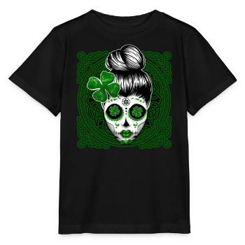 Saint Patrick's Day Celts Scottish - Stanley/Stella MINI CREATOR Kids’ T-Shirt - black - Front - Mikhail (115cm)