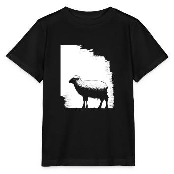 Schaf Schablone Art.-nr - Stanley/Stella Kinder T-Shirt MINI CREATOR  - Schwarz - Vorne - Mikhail (115cm)