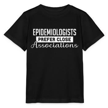 Les épidémiologistes préfèrent les associations étroites - T-shirt bio MINI CREATOR Stanley/Stella Enfant - noir - Devant - Mikhail (115cm)