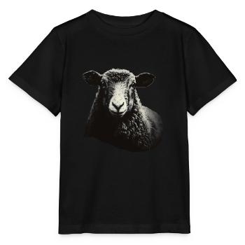 Schaf Schablone Art.-nr - Stanley/Stella Kinder T-Shirt MINI CREATOR  - Schwarz - Vorne - Mikhail (115cm)