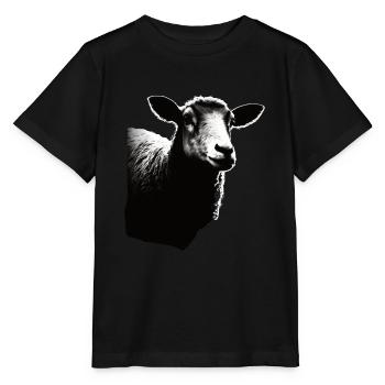 Schaf Schablone Art.-nr - Stanley/Stella Kinder T-Shirt MINI CREATOR  - Schwarz - Vorne - Mikhail (115cm)