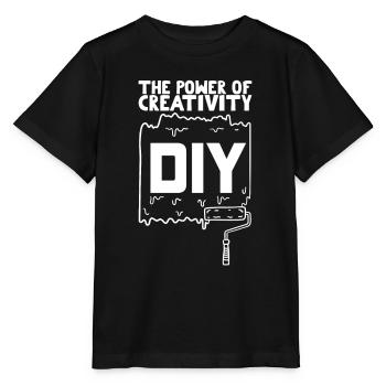 DIY The Power of Creativity - Stanley/Stella MINI CREATOR Kids’ T-Shirt - black - Front - Mikhail (115cm)