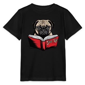 Get Lit Pug - Stanley/Stella MINI CREATOR Kids’ T-Shirt - black - Front - Mikhail (115cm)