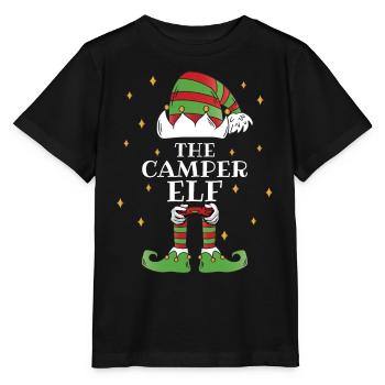 The Camper Elf Video Gaming - Stanley/Stella Kinder T-Shirt MINI CREATOR  - Schwarz - Vorne - Mikhail (115cm)