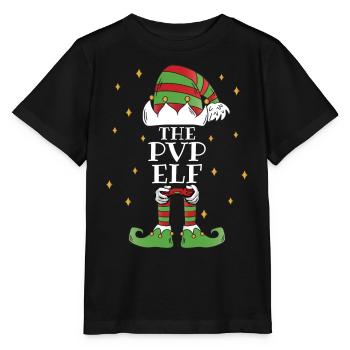 The PVP Elf Video Gaming - Stanley/Stella Kinder T-Shirt MINI CREATOR  - Schwarz - Vorne - Mikhail (115cm)