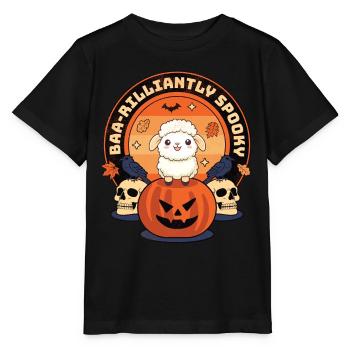 Baa-rilliantly Spooky - Halloween-magie Für - Stanley/Stella Kinder T-Shirt MINI CREATOR  - Schwarz - Vorne - Mikhail (115cm)