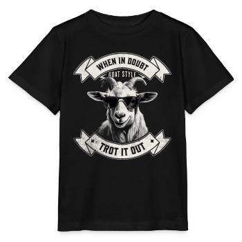 Im Zweifelsfall Traben Sie Es Aus - Wanderdesign - Stanley/Stella Kinder T-Shirt MINI CREATOR  - Schwarz - Vorne - Mikhail (115cm)
