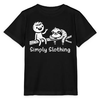 Simplement paresser autour des vêtements de griffonnage décontractés - T-shirt bio MINI CREATOR Stanley/Stella Enfant - noir - Devant - Mikhail (115cm)
