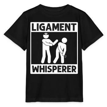 Ligament Care Guru – Mastery of the - Stanley/Stella MINI CREATOR Kids’ T-Shirt - black - Front - Mikhail (115cm)