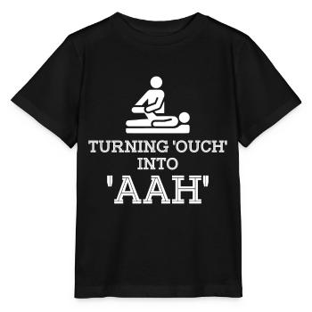 Healing Touch – la douleur en confort - T-shirt bio MINI CREATOR Stanley/Stella Enfant - noir - Devant - Mikhail (115cm)