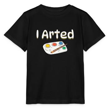Skurriler Künstler Und Humorvolles Kunsthandwerk - Stanley/Stella Kinder T-Shirt MINI CREATOR  - Schwarz - Vorne - Mikhail (115cm)