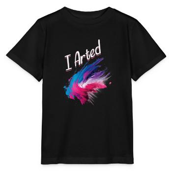 Furzwitze Und Künstlerischer Humor - Stanley/Stella Kinder T-Shirt MINI CREATOR  - Schwarz - Vorne - Mikhail (115cm)