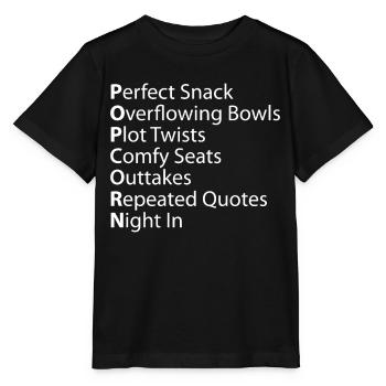 Popcorn Perfect Troping Plot Outtakes Citations - T-shirt bio MINI CREATOR Stanley/Stella Enfant - noir - Devant - Mikhail (115cm)