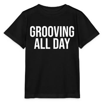 Grooving All Day - Stanley/Stella MINI CREATOR Kids’ T-Shirt - black - Front - Mikhail (115cm)
