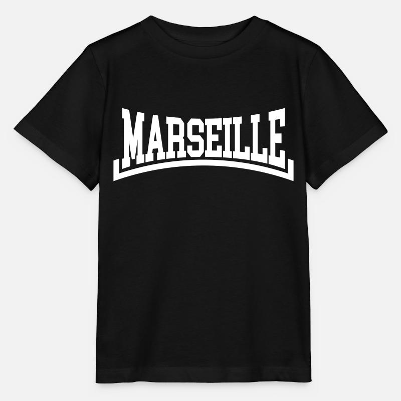 Marseille - T-shirt bio MINI CREATOR Stanley/Stella Enfant - noir