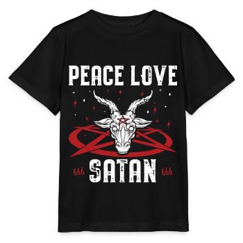 Satan - Stanley/Stella MINI CREATOR Kids’ T-Shirt - black - Front - Mikhail (115cm)