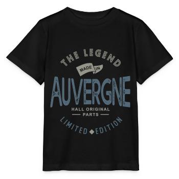 MADE IN AUVERGNE région cadeau - T-shirt bio MINI CREATOR Stanley/Stella Enfant - noir - Devant - Mikhail (115cm)