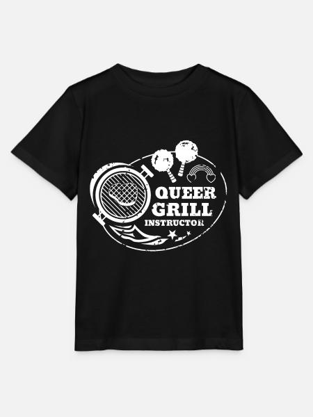 Queer Grill Instructor Shirt - Stanley/Stella Kinder T-Shirt MINI CREATOR - Schwarz