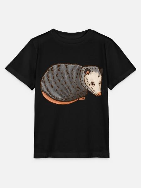 Opossum - Stanley/Stella Kinder T-Shirt MINI CREATOR - Schwarz