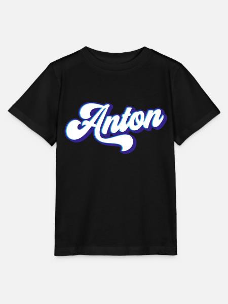 Anton | Farben änderbar - Stanley/Stella Kinder T-Shirt MINI CREATOR - Schwarz