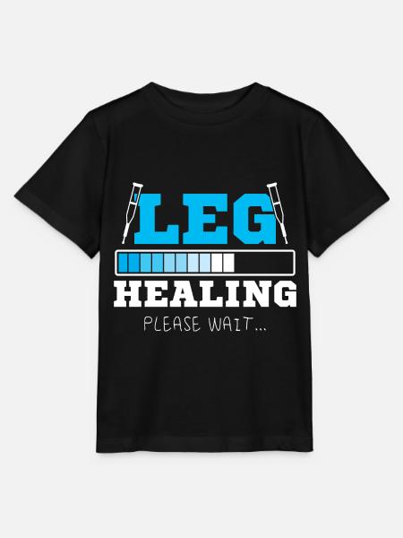 Leg Healing Please Wait - Stanley/Stella Kinder T-Shirt MINI CREATOR  - Schwarz
