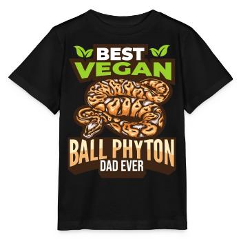 Schlange Schlangen Haustiere Reptilien Terrarium - Stanley/Stella Kinder T-Shirt MINI CREATOR  - Schwarz - Vorne - Mikhail (115cm)
