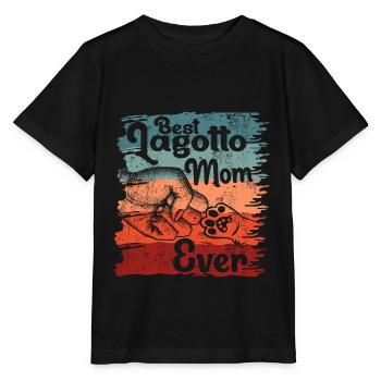 Lagotto Romagnolo Chien Maman Maman Vintage - T-shirt bio MINI CREATOR Stanley/Stella Enfant - noir - Devant - Mikhail (115cm)