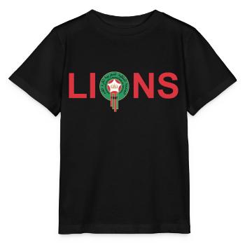 Löwen - Stanley/Stella Kinder T-Shirt MINI CREATOR  - Schwarz - Vorne - Mikhail (115cm)
