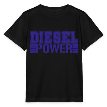Diesel Power | Color changeable - Stanley/Stella MINI CREATOR Kids’ T-Shirt - black - Front - Mikhail (115cm)