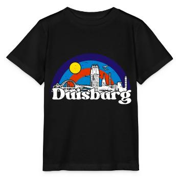 Duisburg Stadt Industrie Kohle Ruhrpott - Stanley/Stella Kinder T-Shirt MINI CREATOR  - Schwarz - Vorne - Mikhail (115cm)