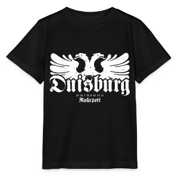Duisburg Stadt Industrie Kohle Ruhrpott - Stanley/Stella Kinder T-Shirt MINI CREATOR  - Schwarz - Vorne - Mikhail (115cm)
