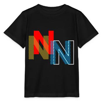 Buchstabe N - Stanley/Stella Kinder T-Shirt MINI CREATOR  - Schwarz - Vorne - Mikhail (115cm)