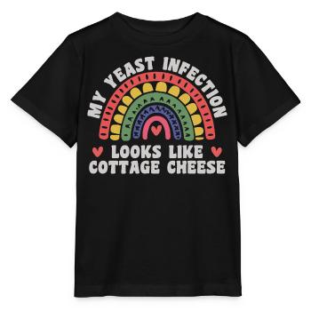 My yeast infection funny nasty adult humor - T-shirt bio MINI CREATOR Stanley/Stella Enfant - noir - Devant - Mikhail (115cm)