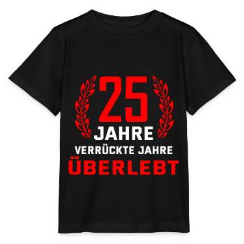 25. Hochzeitstag - Stanley/Stella Kinder T-Shirt MINI CREATOR  - Schwarz - Vorne - Mikhail (115cm)