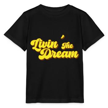 Vivre le rêve - T-shirt bio MINI CREATOR Stanley/Stella Enfant - noir - Devant - Mikhail (115cm)