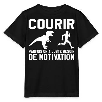 Running - Running Gift - Stanley/Stella MINI CREATOR Kids’ T-Shirt - black - Front - Mikhail (115cm)