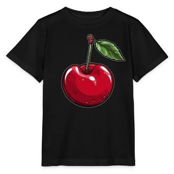 Red Cherry Cherry - Stanley/Stella MINI CREATOR Kids’ T-Shirt - black - Front - Mikhail (115cm)
