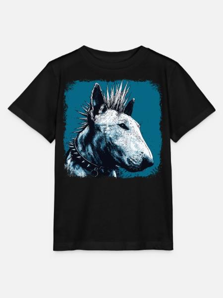 Punkrock Bullterrier - Stanley/Stella Kinder T-Shirt MINI CREATOR - Schwarz