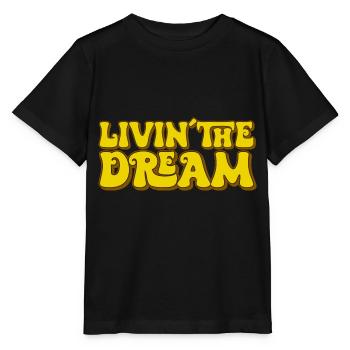 Vivre le rêve - T-shirt bio MINI CREATOR Stanley/Stella Enfant - noir - Devant - Mikhail (115cm)