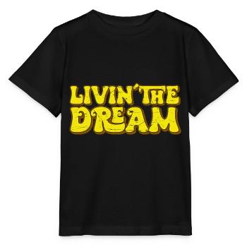Vivre le rêve - T-shirt bio MINI CREATOR Stanley/Stella Enfant - noir - Devant - Mikhail (115cm)