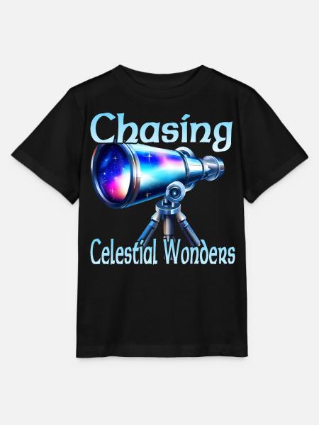 Chasing Celestial Wonders - Stanley/Stella Kinder T-Shirt MINI CREATOR - Schwarz