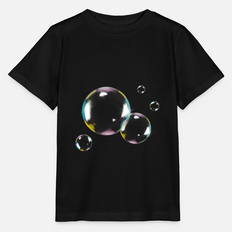 Seifenblase, Såpbubbla, Konst, Färg, Årgång - T-shirt MINI CREATOR barn från Stanley/Stella - svart