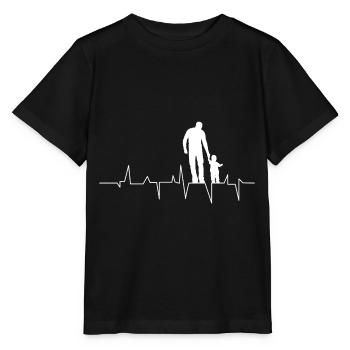 Father and daughter - Stanley/Stella MINI CREATOR Kids’ T-Shirt - black - Front - Mikhail (115cm)