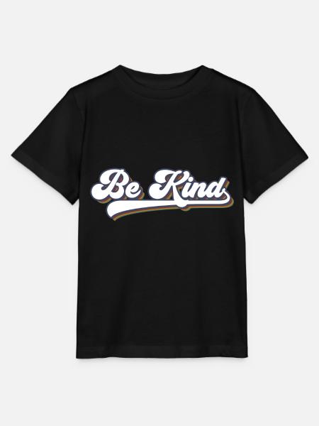 Be Kind LGBT Regenbogen - Stanley/Stella Kinder T-Shirt MINI CREATOR  - Schwarz
