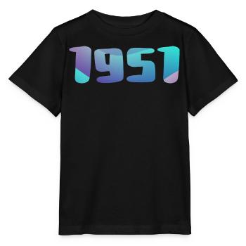 1951 Geburtstagsgeschenk Vintage 1951 Retro 1951 - Stanley/Stella Kinder T-Shirt MINI CREATOR  - Schwarz - Vorne - Mikhail (115cm)