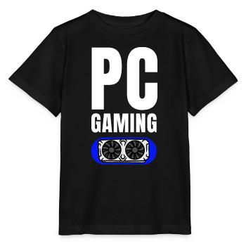 Emblème du GPU de jeu PC - T-shirt bio MINI CREATOR Stanley/Stella Enfant - noir - Devant - Mikhail (115cm)