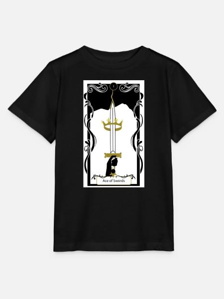 Ass der Schwerter - Stanley/Stella Kinder T-Shirt MINI CREATOR - Schwarz