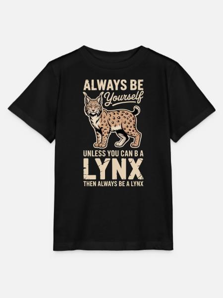 Luchs Sprüche Luchse Lustiges Luchs Geschenk - Stanley/Stella Kinder T-Shirt MINI CREATOR  - Schwarz